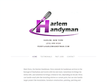 Tablet Screenshot of harlemhandyman.com